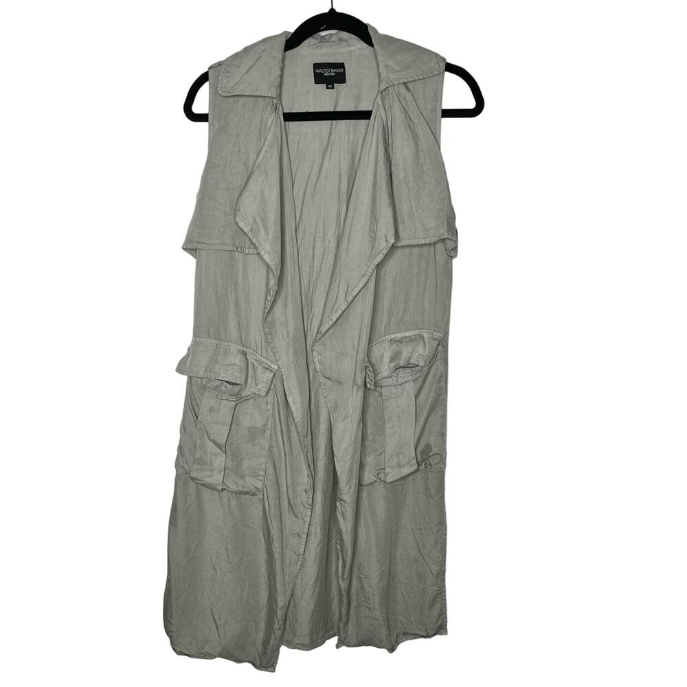 Walter Baker Cargo Pocket Trench Vest XS